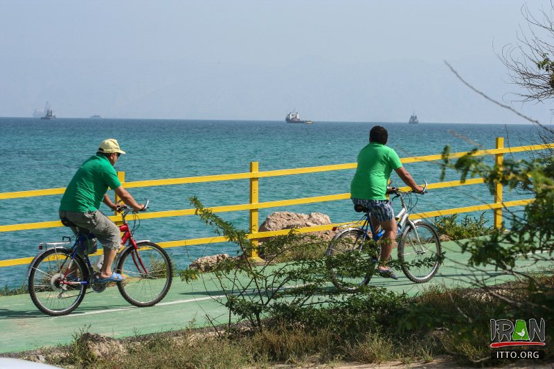 Biking in Kish Island