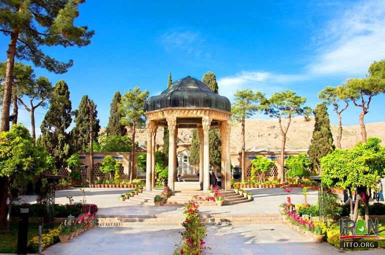 The Tomb of Hafez and its associated memorial hall, the Haafezieh, are two memorial structures erected in Shiraz, in memory of the celebrated Persian poet Hafez.