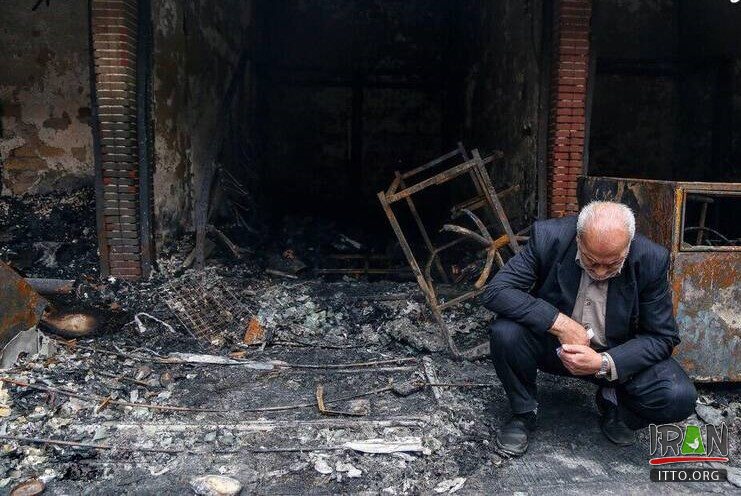Fire Damages Historic Bazaar In Tabriz