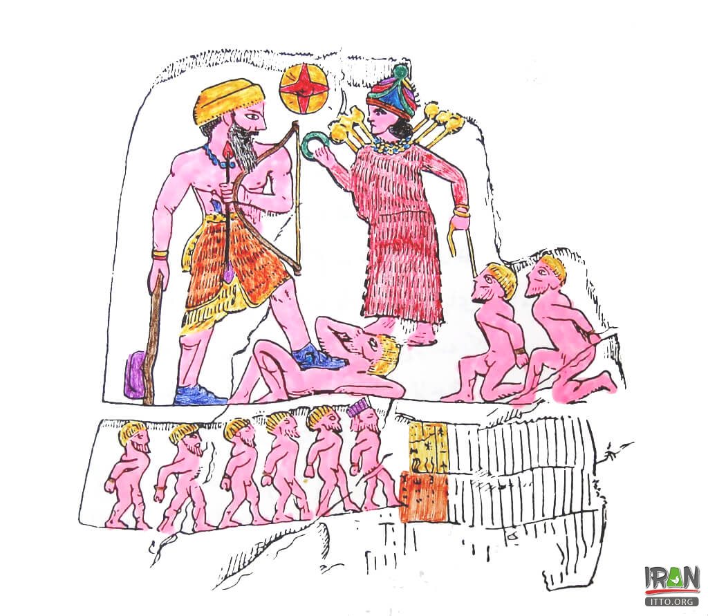 Anubanini Rock Relief - Sarepol Zahab
