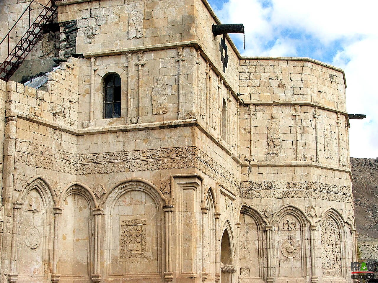 St. Thaddeus Monastery, Qarah Church, Tatavoos Church, Surb Tadeosi vank, Kelisa-ye Hazrat-e Taadeus, Qara Kilisa - West Azerbaijan - Maku