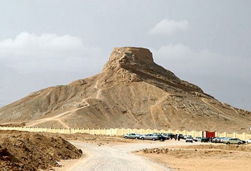 Sokoot Minaret (Zoroastrian Graves) in IranShahr
