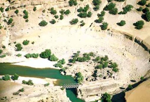 Bazoft River in Shahr-e Kord