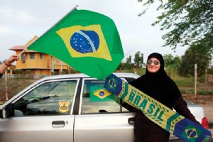 Abadan is your Brazil ! Inside the local stadium, fans chant.