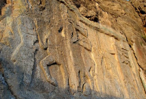 Khan Takhty Rock Relief in Salmas