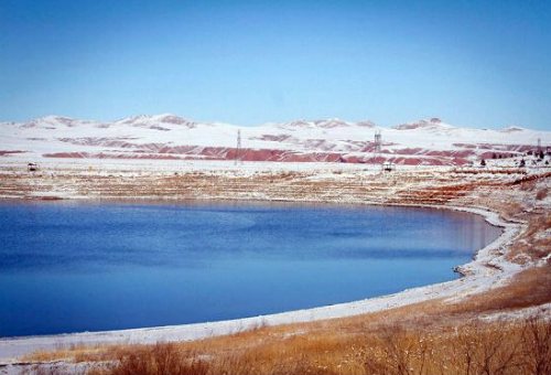 Bazangan Lake in Sarakhs
