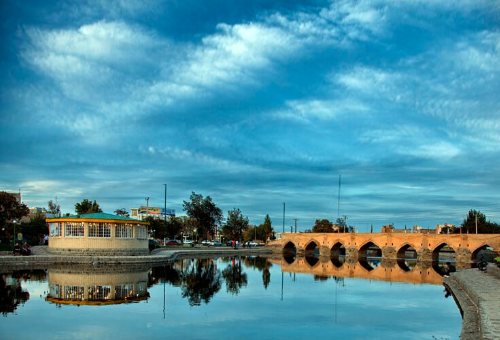 Jajin (Dash Kasan) Bridge in Ardebil