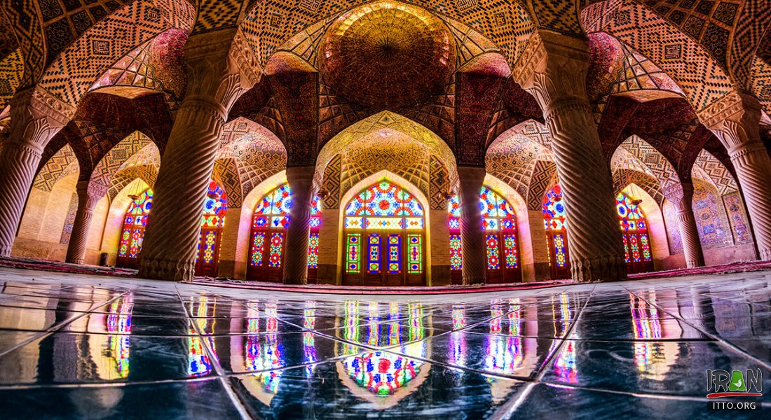 NasiralMolk Mosque in Shiraz fars province