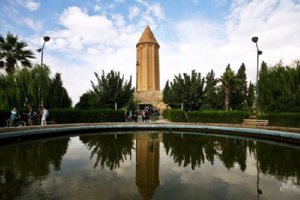 Gonbad-e Qabus tower in Gonbad Kavoos