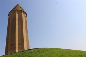 Gonbad-e Qabus tower in Gonbad Kavoos