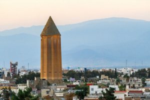 Gonbad-e Qabus tower in Gonbad Kavoos