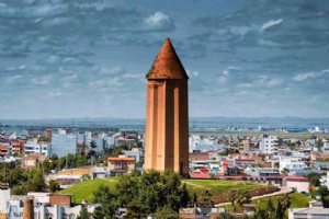 Gonbad-e Qabus tower in Gonbad Kavoos