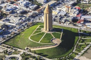 Gonbad-e Qabus tower in Gonbad Kavoos