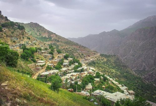 Uraman Takht Village in Marivan