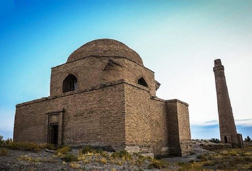 Tomb of Arsalan Jazeb and Ayaz Minaret in Mashhad