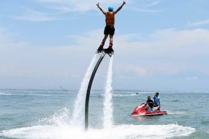 Parasailing in Kish Island