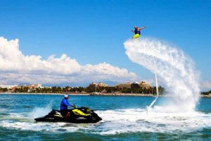 Parasailing in Kish Island
