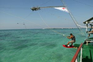Parasailing in Kish Island