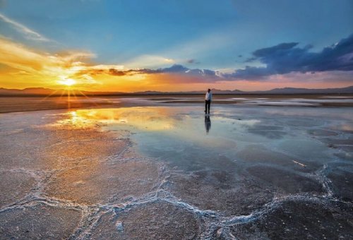 Salt Lake in Qom