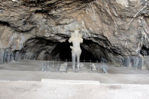 Shapur cave in Tang-e Chogan - Kazerun - Fars Province