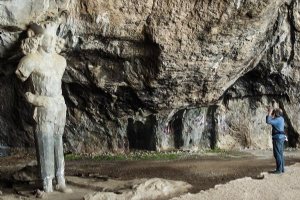 Shapur cave in Tang-e Chogan - Kazerun - Fars Province