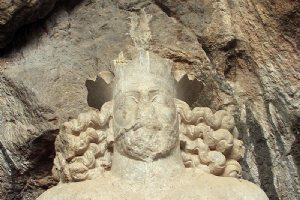 Shapur cave in Tang-e Chogan - Kazerun - Fars Province