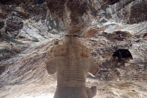 Shapur cave in Tang-e Chogan - Kazerun - Fars Province