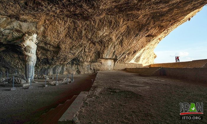 Shapur cave in Tang-e Chogan - Kazerun - Fars Province