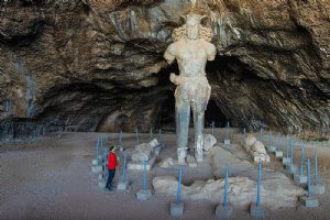 Shapur cave in Tang-e Chogan - Kazerun - Fars Province