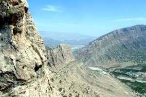 Shapur cave in Tang-e Chogan - Kazerun - Fars Province