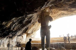 Shapur cave in Tang-e Chogan - Kazerun - Fars Province