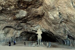 Shapur cave in Tang-e Chogan - Kazerun - Fars Province