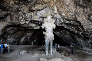 Shapur cave in Tang-e Chogan - Kazerun - Fars Province