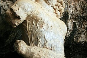Shapur cave in Tang-e Chogan - Kazerun - Fars Province