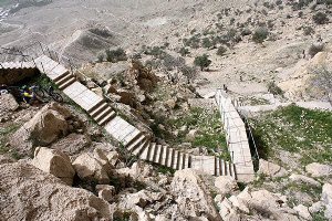Shapur cave in Tang-e Chogan - Kazerun - Fars Province