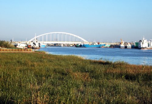 Arvand Rud River in Khorramshahr