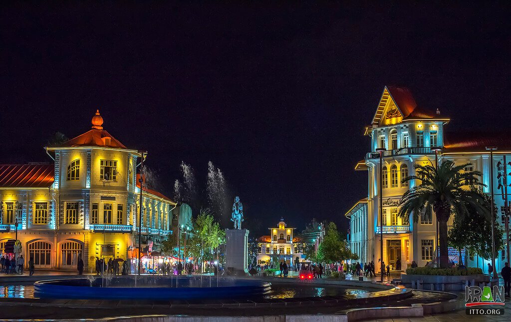 Rasht Municipality Square Photo Gallery, Iran Tourism and Touring