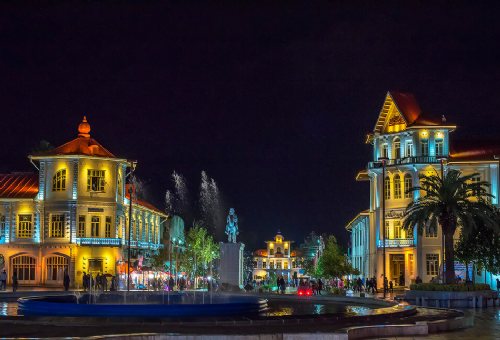 Rasht Municipality Square in Rasht