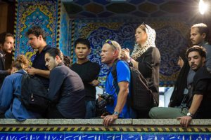 More foreign tourists spectate religious rituals while in Yazd
