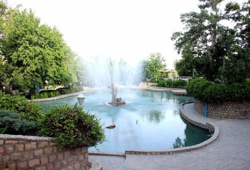 Besh Qardash Monument and mineral spring in Bojnurd