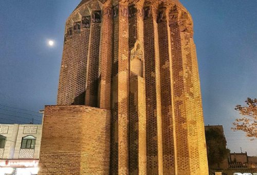 Aladdin tower in Varamin