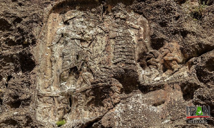 Anubanini rock relief - Sarpol-e Zahab