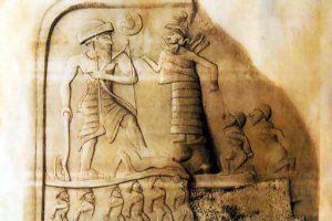 Anubanini rock relief - Sarpol-e Zahab