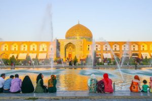 Isfahan Tourists - Naghshe Jahan Sq.