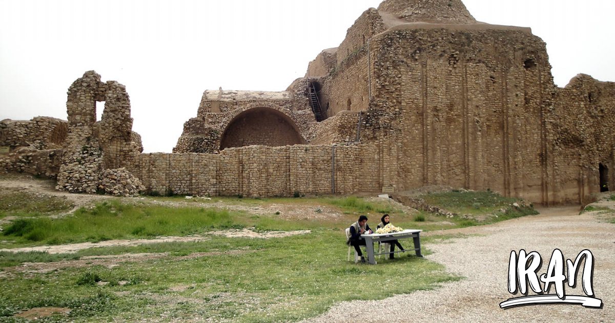 PHOTO: Palace of Ardashir-e Babakan - Firuzabad (Fars Province) - Iran ...