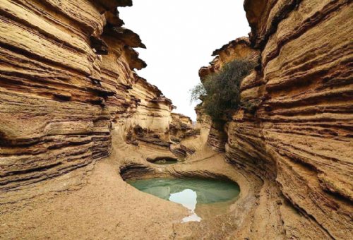 Chahkooh Canyon in Qeshm Island