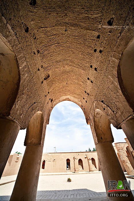 Tarikhaneh Temple was built with the Sasanian Architectural Style. Also, you will see the Parthian brickwork in this mosque.
