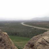 The rock tomb of Fakhrigah near Mahabad