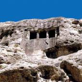 The rock tomb of Fakhrigah near Mahabad