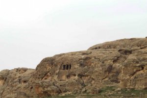 The rock tomb of Fakhrigah near Mahabad